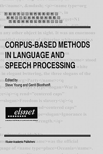 corpus-based methods in language & speech processing