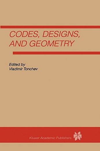 codes, designs, and geometry (en Inglés)