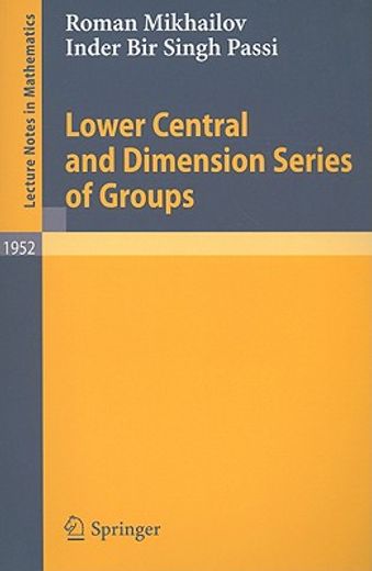 lower central and dimension series of groups