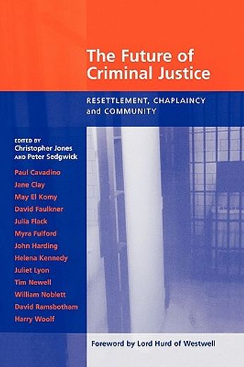 future of criminal justice,resettlement, chaplaincy and community