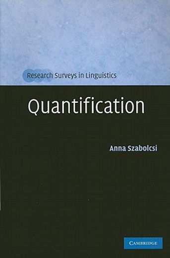 Quantification (Paperback) (en Inglés)