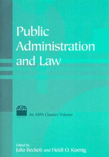 public administration and law