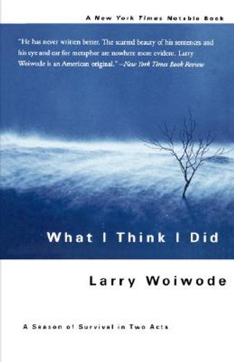 what i think i did: a season of survival in two acts (en Inglés)