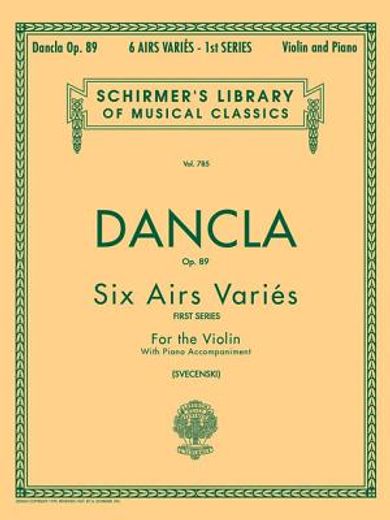 charles dancla airs varies for the violin with piano accompaniment op. 89