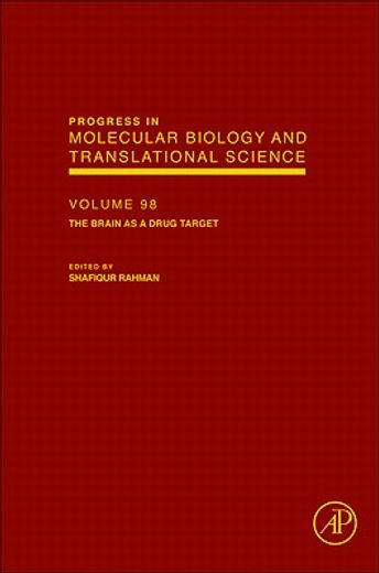 progress in molecular biology and translational science,the brain as a drug target