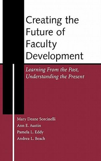 creating the future of faculty development,learning from the past, understanding the present (en Inglés)
