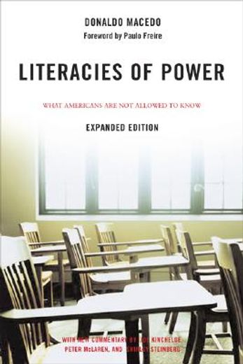literacies of power,what americans are not allowed to know