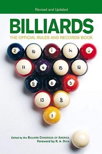 billiards,the official rules and records book (in English)