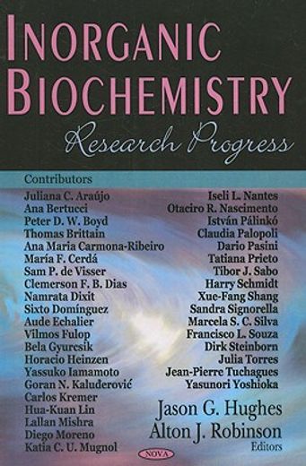 inorganic biochemistry,research progress