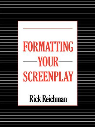 formatting your screenplay