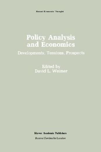 policy analysis and economics (en Inglés)