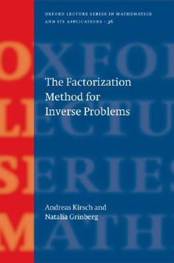 the factorization method for inverse problems