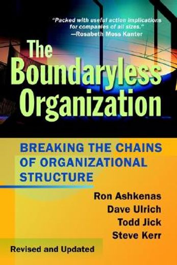 the boundaryless organization,breaking the chains of organization structure (en Inglés)
