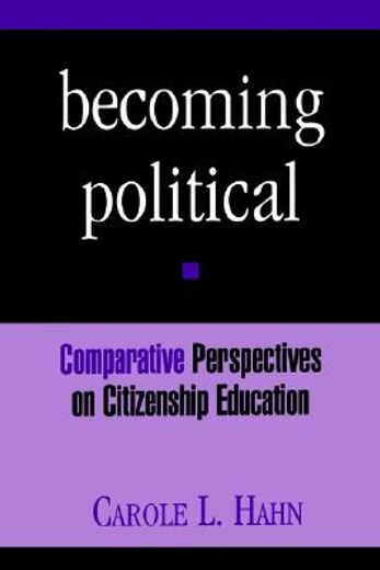 becoming political (in English)
