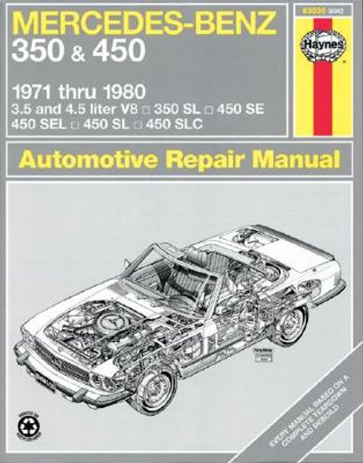 mercedes-benz 350 and 450 owners workshop manual