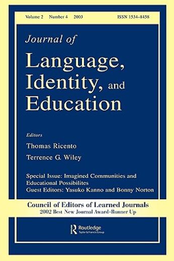 queer inquiry in language education,a special issue of the journal of language, identity, and education