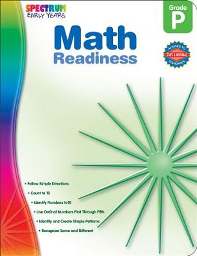 math readiness, preschool (en Inglés)