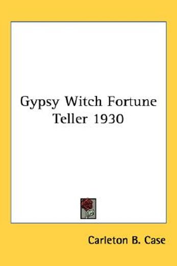 gypsy witch fortune teller 1930 (en Inglés)