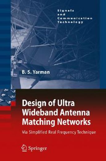 design of ultra wideband antenna matching networks,via simplified real frequency technique