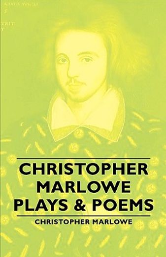 christopher marlowe plays (en Inglés)
