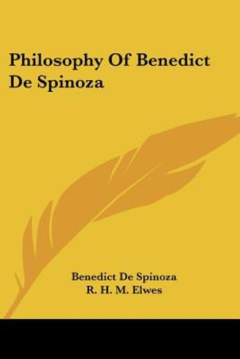 philosophy of benedict de spinoza