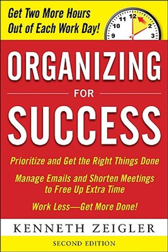organizing for success (en Inglés)