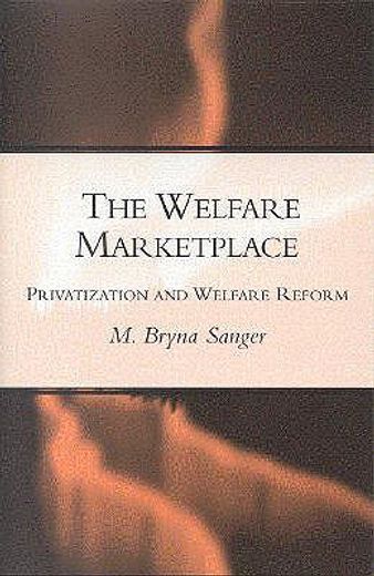 the welfare marketplace,privatization and welfare reform