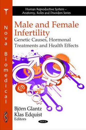 male and female infertility,genetic causes, hormonal treatments and health effects