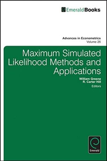maximum simulated likelihood methods and applications