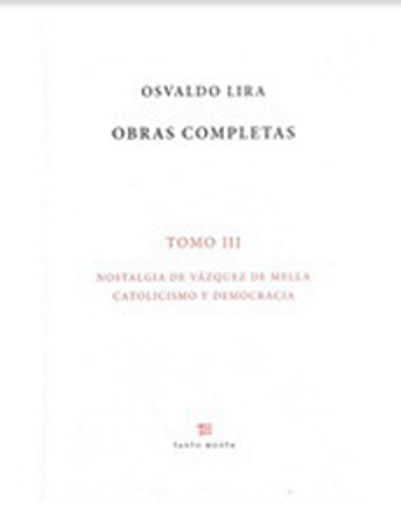 Obras Completas Osvaldo Lira Tomo iii