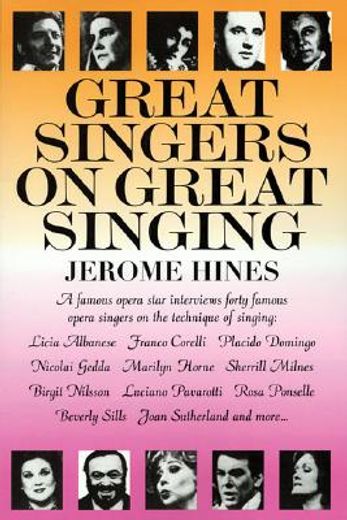 great singers on great singing (en Inglés)