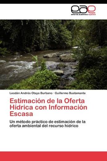 estimaci n de la oferta h drica con informaci n escasa (in Spanish)