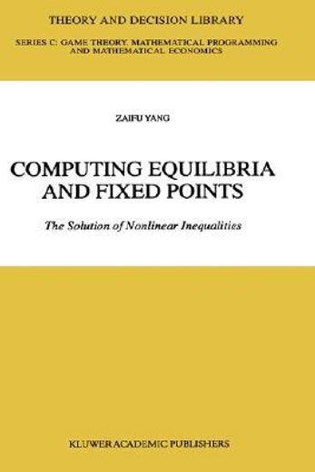 computing equilibria and fixed points (en Inglés)