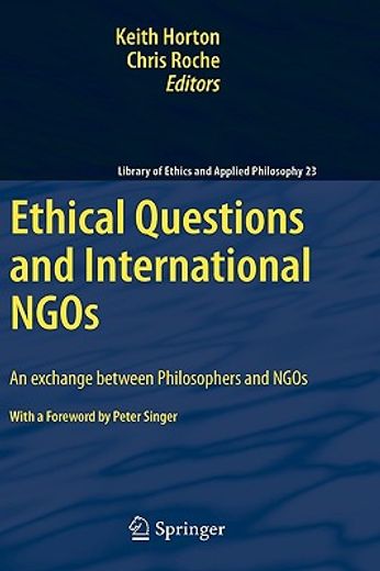 ethical questions and international ngos,an exchange between philosophers and ngos