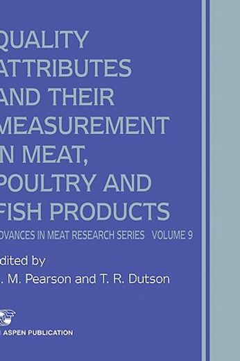 quality attributes and their measurement in meat, poultry and fish products (en Inglés)