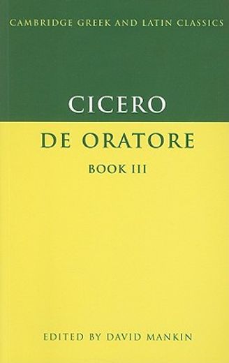 cicero,de oratore, book iii (in English)