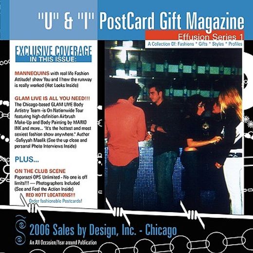 u & ´i´ postcard gift magazine,effusion series 1
