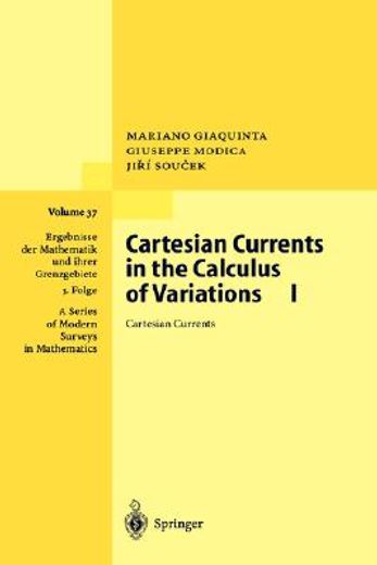 cartesian currents in the calculus of variations i (en Inglés)