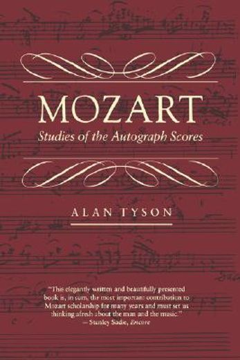mozart,studies of the autograph scores