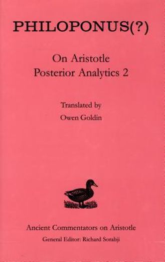 philoponus(?),on aristotle posterior analytics 2