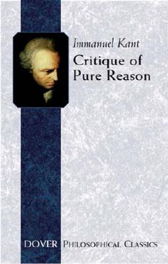 critique of pure reason (en Inglés)