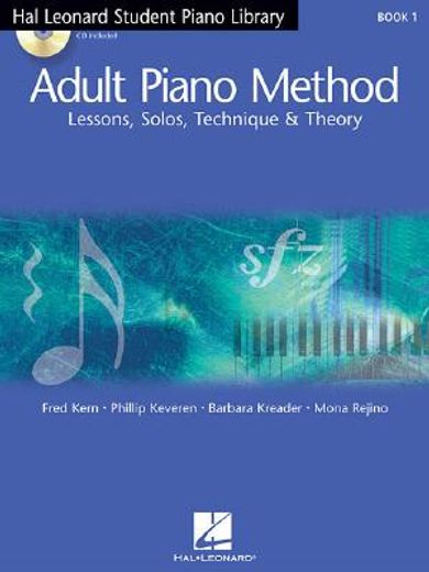 adult piano method,book 1 (en Inglés)