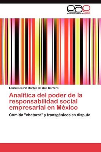 anal tica del poder de la responsabilidad social empresarial en m xico (in Spanish)