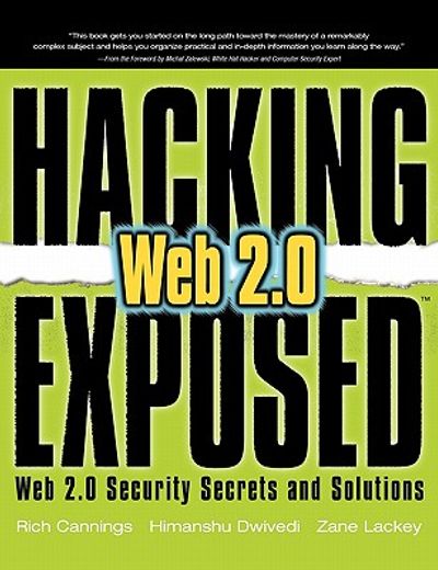 hacking exposed web 2.0,web 2.0 security secrets and solutions