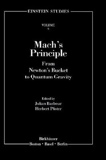 mach´s principle,from newton´s bucket to quantum gravity