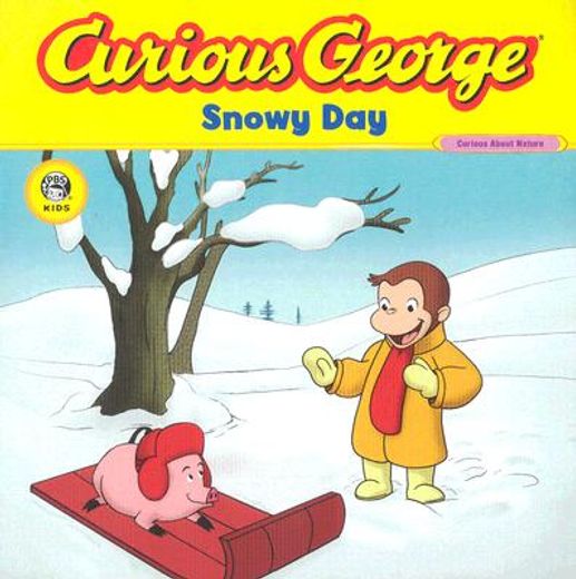 curious george snowy day (en Inglés)