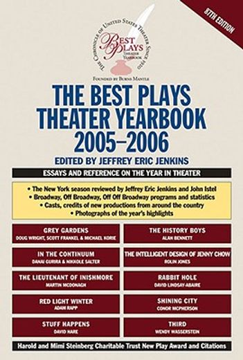the best plays theater yearbook 2005-2006 (en Inglés)