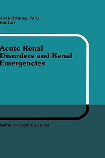 acute renal disorders and renal emergencies (en Inglés)