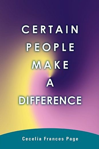 certain people make a difference