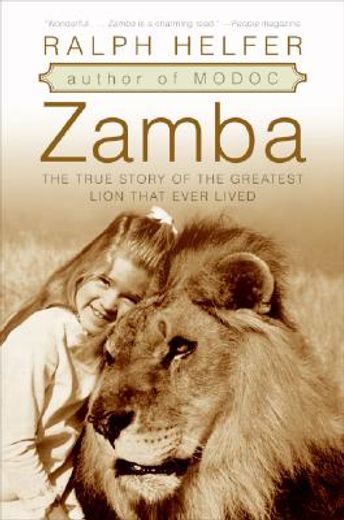 zamba,the true story of the greatest lion that ever lived (in English)
